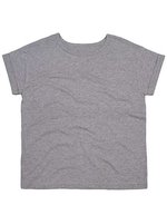 Mantis Boyfriend T-Shirt aus Bio-Baumwolle, Soft Pink S, P193 – Heather Grey Melange