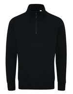 Mantis Quarter Zip Sweat aus Bio-Baumwolle, Black S, P197 – Bild 2