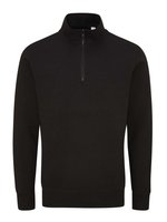 Mantis Quarter Zip Sweat aus Bio-Baumwolle, Black S, P197 – Bild 3
