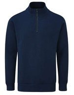 Mantis Quarter Zip Sweat aus Bio-Baumwolle, Black S, P197 – Navy