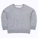 Mantis Boxy Sweatshirt made of Organic Cotton, Soft Pink M, P77 – image 3
