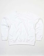 Mantis Kastiges Sweatshirt aus Bio-Baumwolle – White