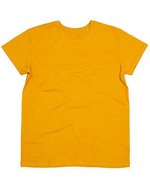 Mantis T-Shirt mit Roll-Ärmeln für Herren, Black S, P80 – Mustard