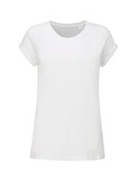 Mantis Roll Sleeve T-Shirt aus Bio-Baumwolle für Damen, Charcoal Grey Melange XS, P81 – Bild 3