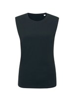 Cotone biologico Raw Tank Top con Ripp-Hals – Bild 3