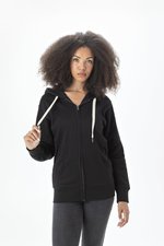 Mantis Bio-Baumwoll Hoodie mit Reißverschluss, Dark Navy S, P83 – Bild 1