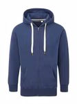 Mantis Sweat à capuche en coton bio avec fermeture éclair, Dark Navy S, P83 – image 3