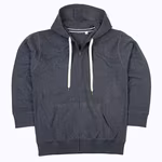 Women´s Superstar Zip Through Hoodie – Charcoal Grey Melange