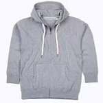 Women´s Superstar Zip Through Hoodie – Heather Grey Melange
