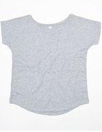 Mantis Bio-Baumwolle T-Shirt mit Flügelärmeln, Black XS, P91 – Chine Gris Melange
