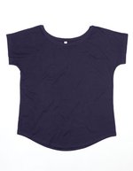 Mantis Bio-Baumwolle T-Shirt mit Flügelärmeln, Black XS, P91 – Marine