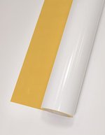Poli-Flex Poli-Flex® Turbo Transferfolie 60°C Waschbeständig, Anthracite (ca. Pantone 6217C) Meter, PT150 – Bright Gold (ca. Pantone 15-1050TCX)