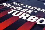 Poli-Flex Poli-Flex® Turbo Transferfolie 60°C Waschbeständig, Anthracite (ca. Pantone 6217C) Meter, PT150 – Ice Blue (ca. Pantone 291C)