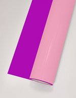 Poli-Flex Poli-Flex® Turbo Transferfolie 60°C Waschbeständig, Anthracite (ca. Pantone 6217C) Meter, PT150 – Neon Berry (ca. Pantone 2602C)