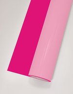 Poli-Flex Poli-Flex® Turbo Transferfolie 60°C Waschbeständig, Anthracite (ca. Pantone 6217C) Meter, PT150 – Neon Dark Pink (ca. Pantone 233C)