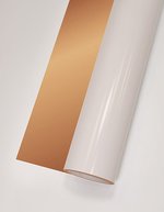 Poli-Flex Poli-Flex® Turbo Transferfolie 60°C Waschbeständig, Anthracite (ca. Pantone 6217C) Meter, PT150 – Rose Gold (ca. Pantone 54-12C)