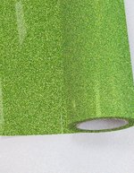 Poli-Flex Pearl Glitter Transferfolie, Pearl Glitter Black Meter, PT402 – Pearl Glitter Light Green