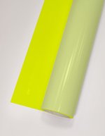 Poli-Flex Blockout Soft Transferfolie 50cm, Neon Blue (ca. Pantone 2925C) Meter, PT601N – Giallo neon (ca. Pantone 809C)