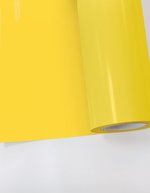 Poli-Tape Flock Tubitherm® PLT 100% Viskose, Anthracite (ca. Pantone 447C) Meter, PT800 – Lemon (ca. Pantone 1235C)