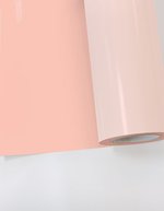 Poli-Tape Flock Tubitherm® PLT 100% Viskose, Anthracite (ca. Pantone 447C) Meter, PT800 – Light Rose (ca. Pantone 7606C)