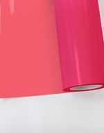 Poli-Tape Flock Tubitherm® PLT 100% Viskose, Anthracite (ca. Pantone 447C) Meter, PT800 – Magenta (ca. Pantone Strong Red C)