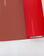 Poli-Tape Flock Tubitherm® PLT 100% Viskose, Anthracite (ca. Pantone 447C) Meter, PT800 – Red (ca. Pantone 7621C)