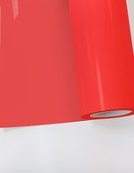 Poli-Tape Flock Tubitherm® PLT 100% Viskose, Anthracite (ca. Pantone 447C) Meter, PT800 – Signal Red (ca. Pantone 485C)