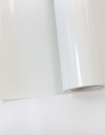 Poli-Tape Flock Tubitherm® PLT 100% Viskose, Anthracite (ca. Pantone 447C) Meter, PT800 – White