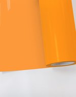 Poli-Tape Flock Tubitherm® PLT 100% Viskose, Anthracite (ca. Pantone 447C) Meter, PT800 – Yellow (ca. Pantone 715C)