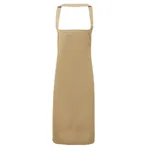 Premier Workwear Bio-Baumwoll-Latzschürze ohne Tasche, Natural (ca. Pantone 1205C) 60 x 87 cm, PW102 – Bild 3