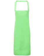 Premier Workwear Bio-Baumwoll-Latzschürze ohne Tasche – Apple (ca. Pantone 360C)