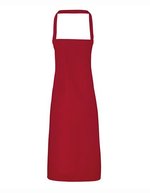 Premier Workwear Bio-Baumwoll-Latzschürze ohne Tasche, Apple (ca. Pantone 360C) 60 x 87 cm, PW102 – Burgundy (ca. Pantone 216C)