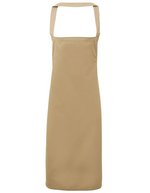 Premier Workwear Bio-Baumwoll-Latzschürze ohne Tasche, Apple (ca. Pantone 360C) 60 x 87 cm, PW102 – Khaki (ca. Pantone 7503C)