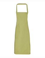 Premier Workwear Bio-Baumwoll-Latzschürze ohne Tasche, Apple (ca. Pantone 360C) 60 x 87 cm, PW102 – Lime (ca. Pantone 382C)