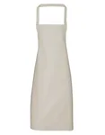 Premier Workwear Bio-Baumwoll-Latzschürze ohne Tasche, Natural (ca. Pantone 1205C) 60 x 87 cm, PW102 – Bild 1