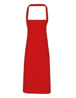 Premier Workwear Bio-Baumwoll-Latzschürze ohne Tasche, Apple (ca. Pantone 360C) 60 x 87 cm, PW102 – Red (ca. Pantone 200C)