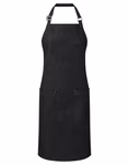 Premier Workwear Tablier en denim bio avec poches, Black Denim (ca. Pantone 532C) 80 x 72 cm, PW113 – image 3