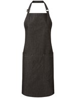 Premier Workwear Bio-Denim Schürze mit Taschen – Black Denim (ca. Pantone 532C)