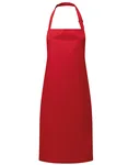 Premier Workwear Wasserdichte Schürze mit verstellbarem Nackenband, White 72 x 86 cm, PW115 – Red (ca. Pantone 201C)