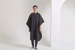 Premier Workwear Wasserdichter Salon Umhang 160 cm, Black (ca. Pantone Black C) 160 x 117 cm, PW116 – Bild 2