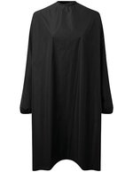 Premier Workwear Wasserdichter Salon Umhang 160 cm – Black (ca. Pantone Black C)