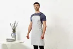 Premier Workwear Cross Back Schürzenbänder aus Kunstleder, Black Faux Leather 170 x 3 cm, PW119 – Black Reverse Denim