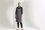 Premier Workwear Recycled Organic Bib Apron with Pockets – Red (ca. Pantone 201C)