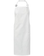 Premier Workwear Recycelte Bio-Latzschürze mit Taschen – White