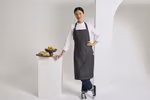 Premier Workwear Regenerate Sustainable Bib Apron made of Denim – Black Denim (ca. Pantone 426C)