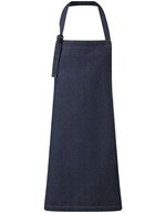 Premier Workwear Regenerate Nachhaltige Latzschürze aus Denim – Indigo Denim (ca. Pantone 2380C)