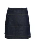 Premier Workwear Jeans Hüftschürze mit Kontrastnähten, Black Denim (ca. Pantone 433C) 79 x 39,5 cm, PW125 – Bild 3