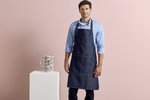 Premier Workwear Jeans Latzschürze mit Taschen und Nieten, Black Denim (ca. Pantone 433C) 72 x 86 cm, PW126 – Bild 1