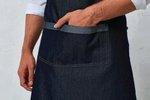 Premier Workwear Domain Kontrast Denim Schürze 86 cm, Black Denim (ca. Pantone 433C) 72 x 86 cm, PW127 – Bild 6