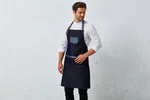 Premier Workwear Domain Kontrast Denim Schürze 86 cm, Indigo Denim (ca. Pantone 2767C) 72 x 86 cm, PW127 – Bild 7